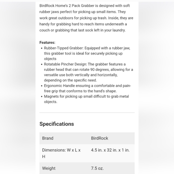 White and Blue Garden Pruning Shears with Curved Handles - Picture 7 of 13